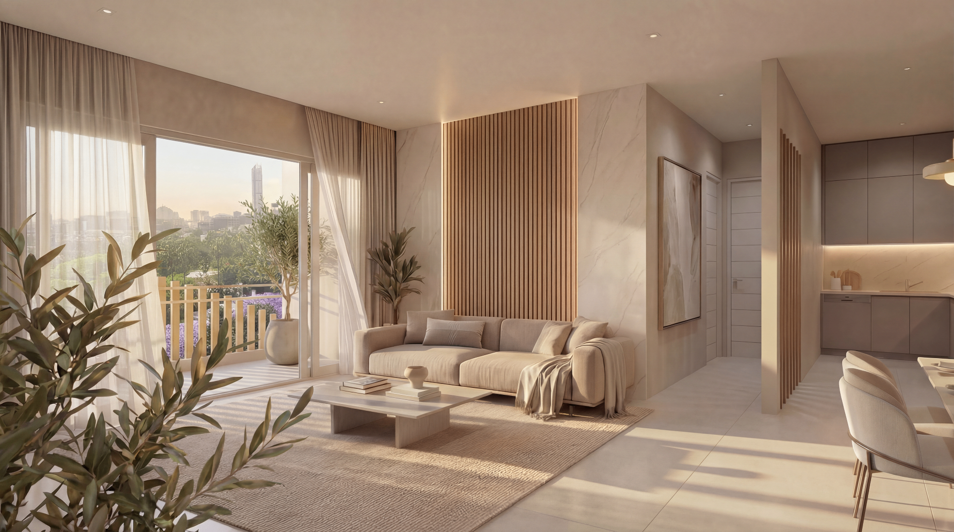 Aurora — Two Bedroom Living