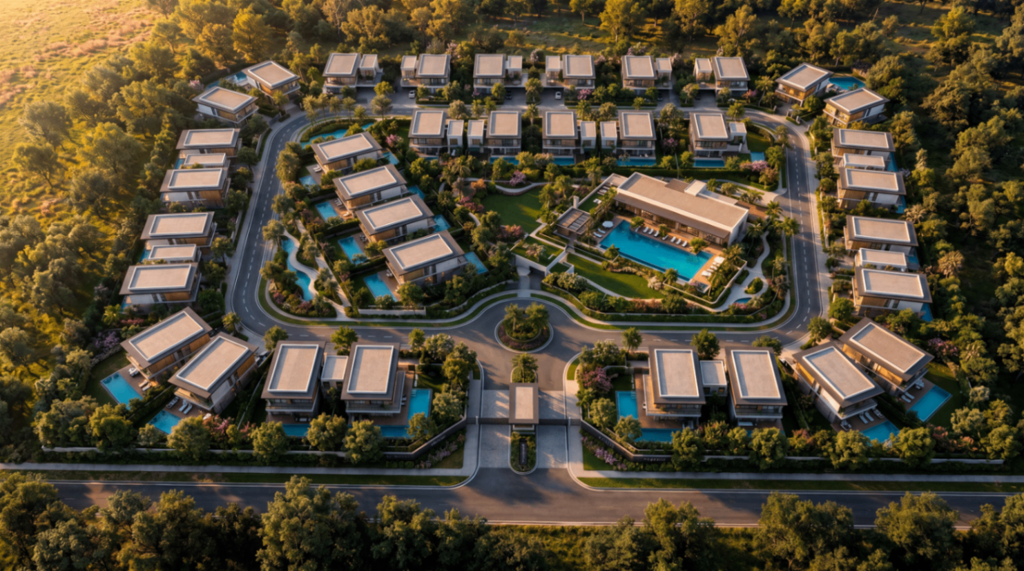 Hillside Estate — Site Plan